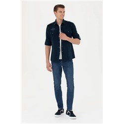 Erkek Kırmızı Jean Pantolon