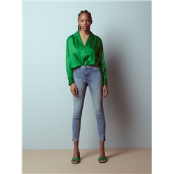 Slim-Jeans mit mittlerer Leibhöhe