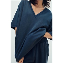 WASHED INTERLOCK T-SHIRT