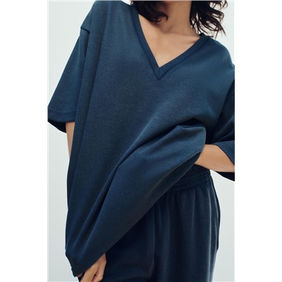 WASHED INTERLOCK T-SHIRT