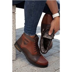 Daxtors D0401 Unisex Taban Dahil Komple Kürklü Kışlık Kar Botu 21KDAXKTND04011