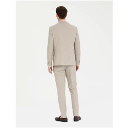 Bej Ex. Slim Fit Takım Elbise