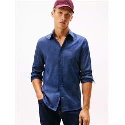 Regular Fit Check Herringbone Shirt