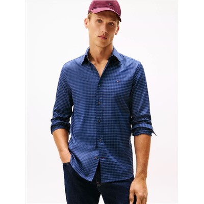 Regular Fit Check Herringbone Shirt