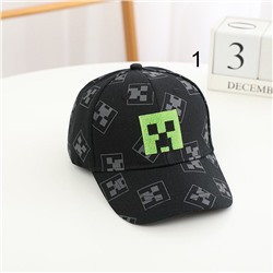 Классные детские бейсболки с изогнутым и прямым козырьком  Minecraf*t
