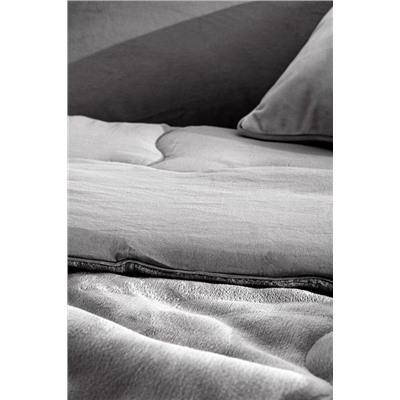 Kaira King Size Comforter Set - Antrasit