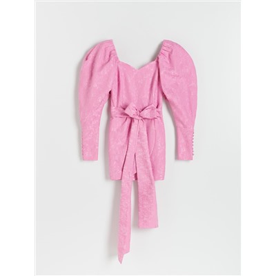 Jacquard-Minikleid
