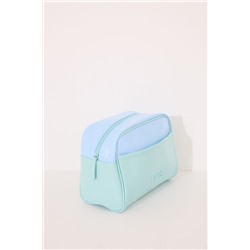 Neceser grande charol azul y verde