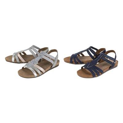 Damen Sandalen, G-Weite, mit Leder