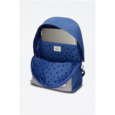 Mochila Darren Azul y gris