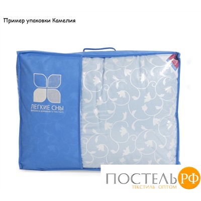 Подушка "Камелия" 50х68 тик голубой, пух 1 категории 57(15)02г-Л