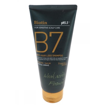 [FOREST STORY] Шампунь для волос против выпадения БИОТИН B7 Anti-Hair Loss Shampoo, 200 мл