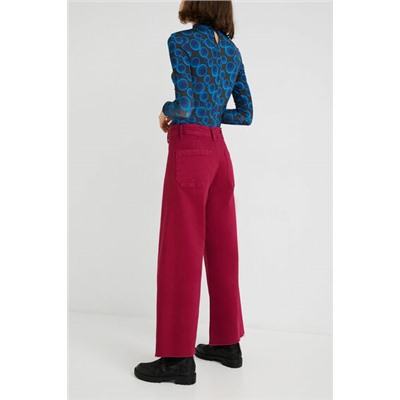 Vaquero culotte cropped