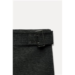 SHORT SKIRT WITH BELT