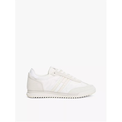 Retro Mixed-Media Runner Sneaker