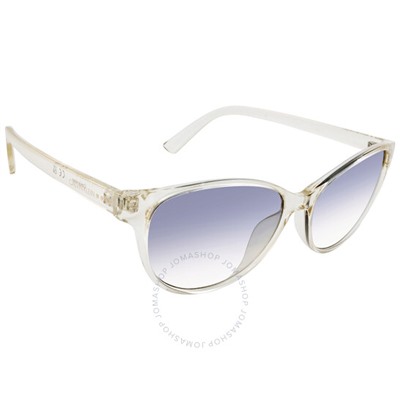 CALVIN KLEINBlue Gradient Cat Eye Ladies Sunglasses