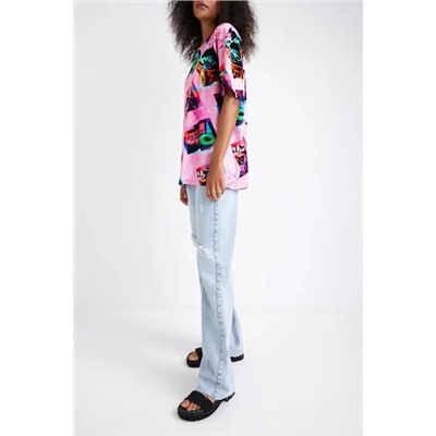 Camiseta oversize skate