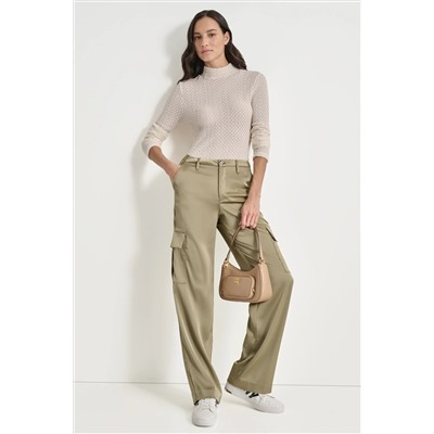 PEBBLE LACE TURTLENECK
