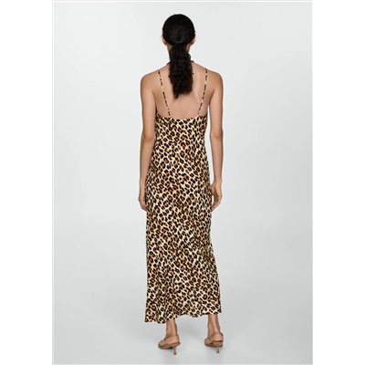 Vestido largo leopardo