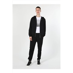 Colin’sRegular Fit Kapişonlu Siyah Erkek Sweatshirt