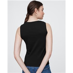 Ribbed Shell Tank Top