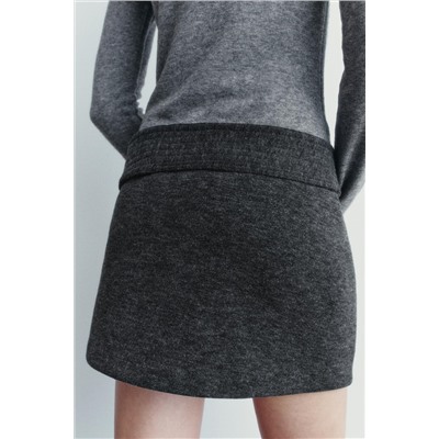 SHORT SKIRT WITH BELT