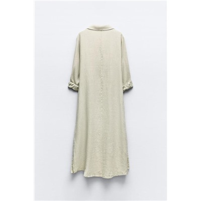 FROM 07.08 TO 10.01 LINEN TUNIC DRESS