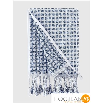 Полотенце Arya 70X140 Rever Темно-синий, белый
