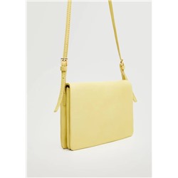 Bolso piel solapa -  Mujer | MANGO OUTLET Melilla