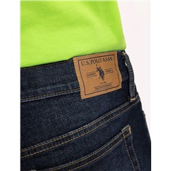 SLIM STRAIGHT 5 POCKET DENIM SHORTS