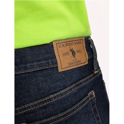 SLIM STRAIGHT 5 POCKET DENIM SHORTS