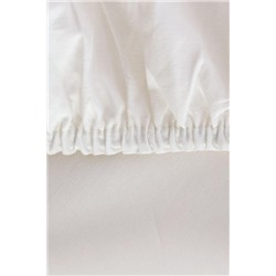 Manon King Size Plus %100 Pamuk Ranforce Lastikli Çarşaf - Ekru