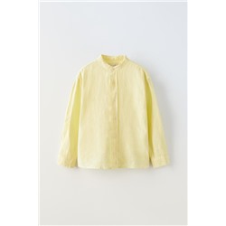 LINEN-BLEND SHIRT
