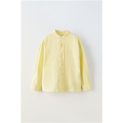LINEN-BLEND SHIRT