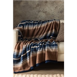 Magne Wellsoft Polar Baskılı Tv Battaniye - Lacivert/Kahve - 130x170 cm