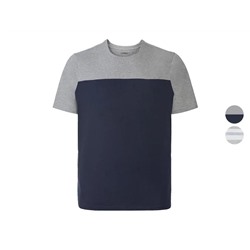 LIVERGY® T-Shirt Herren, Rundhalsausschnitt
