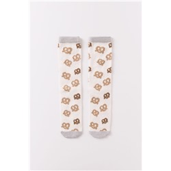 Calcetines largos print pretzels