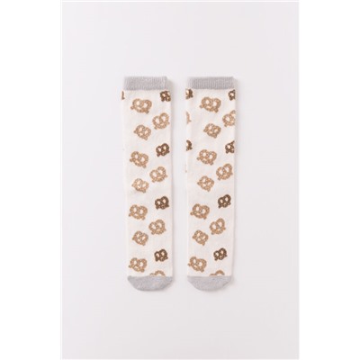 Calcetines largos print pretzels