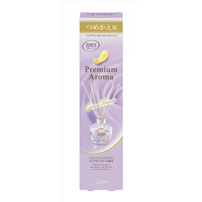 ST SHALDAN Premium Aroma «Утончённая красота» Освежитель воздуха для помещений + 6 деревянных палочек, утонченный цитрусово-цветочный аромат, сменный блок с наполнителем 50 мл