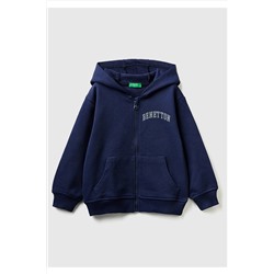 United Colors of BenettonErkek Çocuk Lacivert Benetton Logolu Sweatshirt Lacivert