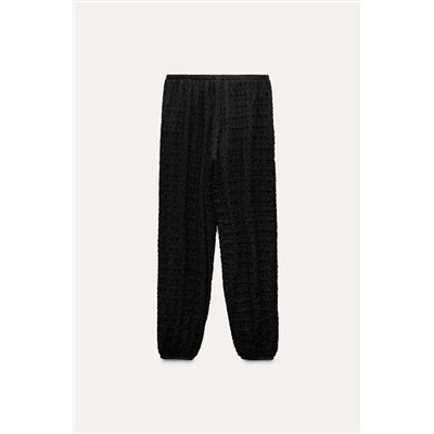 TEXTURED TROUSERS