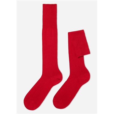 Lange Herrensocken mit Cashmere