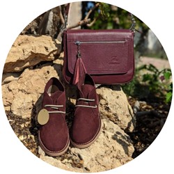 AB.Z. SAFARY VINO+Pelle Ab.Zapatos VIGA (1170) Burdeos АКЦИЯ