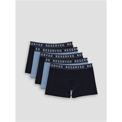 Long Boxershorts, 5er-Pack