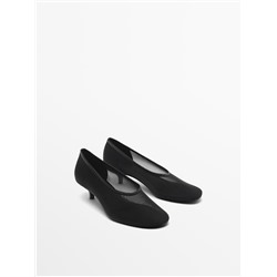 Zapato tacón rejilla