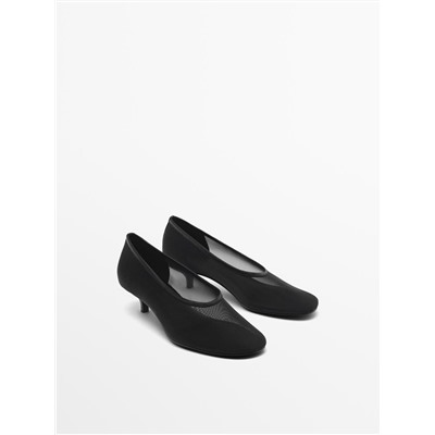 Zapato tacón rejilla