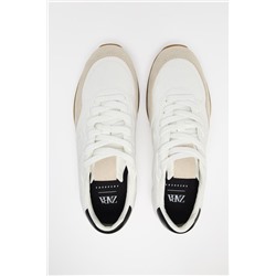 CONTRAST RUNNING TRAINERS