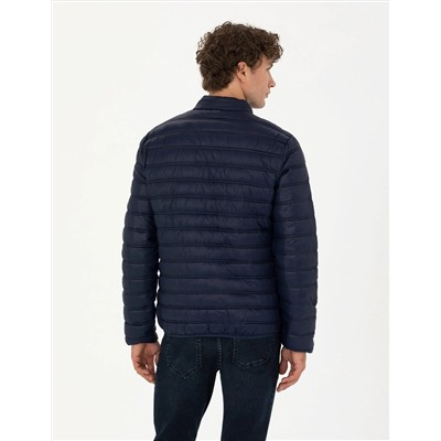 Lacivert Cropped Slim Mont