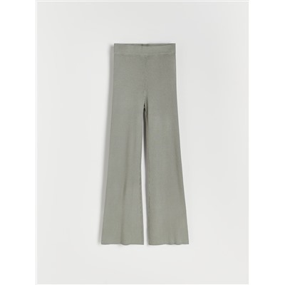 Hose Aus Rippstrick