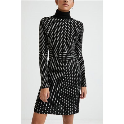 Vestido slim corto